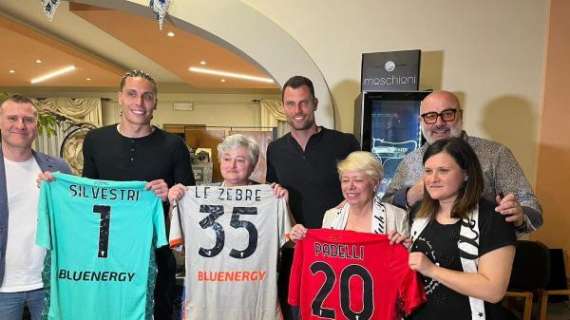 Silvestri e Padelli presenti per il trentacinquesimo anno di vita dell'Udinese Club "Le zebre" di Gonars