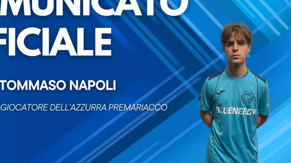 L'ex Udinese Tommaso Napoli riparte dall'Azzurra Premariacco