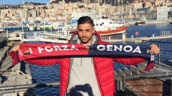 UFFICIALE - Giuseppe Pezzella ceduto in prestito con diritto di riscatto al Genoa fino a fine stagione