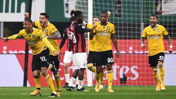 Milan-Udinese 1-1, LE PAGELLE: una prestazione magistrale rovinata da una giocata senza senso