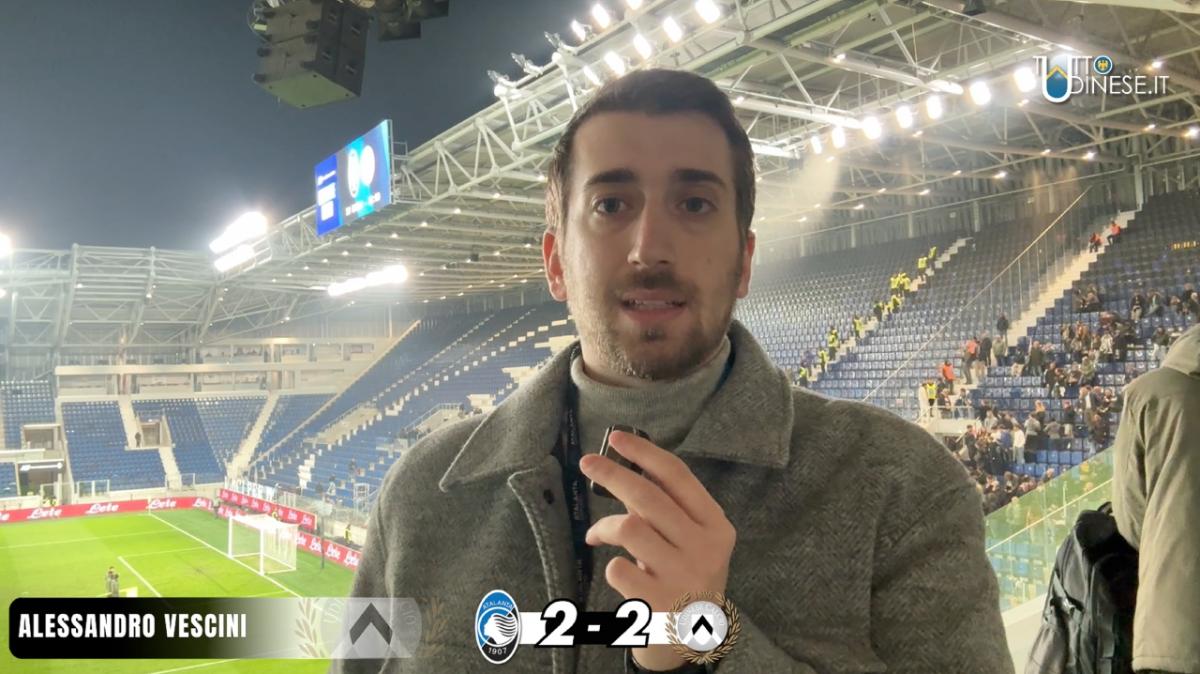 (VIDEO) Atalanta-Udinese 2-2, il commento post partita