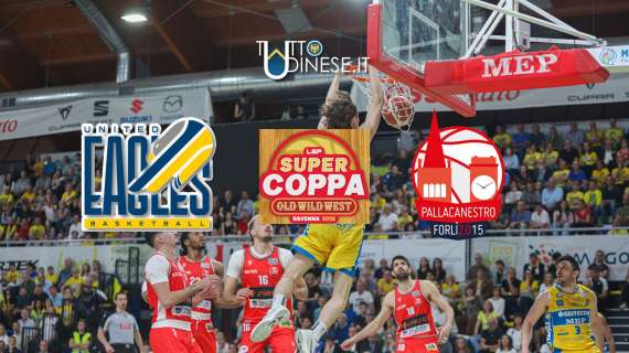DIRETTA Supercoppa LNP UEB Cividale-Unieuro Forlì 87-86: RISULTATO FINALE