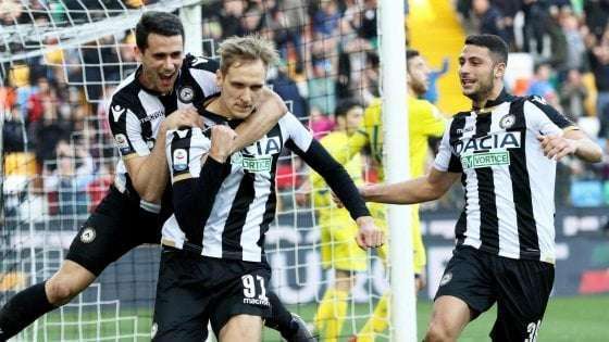 Udinese-Chievo Verona 1-0, LE PAGELLE: Musso salva il risultato, Teo con due attributi così 