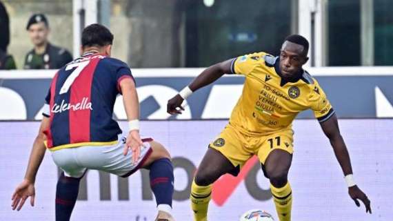 Udinese, Kamara a TV12: "Abbiamo conquistato un bel punto fuori casa contro una squadra di Champions"