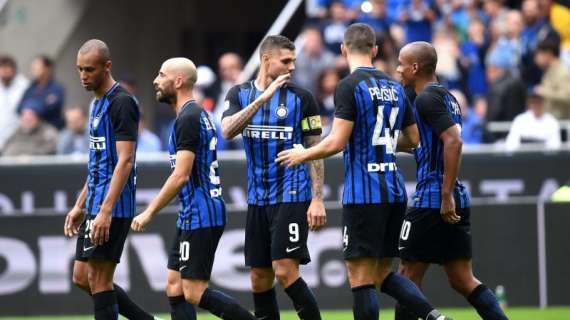 Serie A, Inter, terza vittoria di fila: 2-0 alla Spal e primo posto con la Juventus