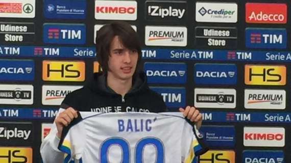 FOTO - Il nuovo gioiello Balić si presenta: "Ho scelto io l'Udinese. Ora voglio dimostrare quanto valgo"