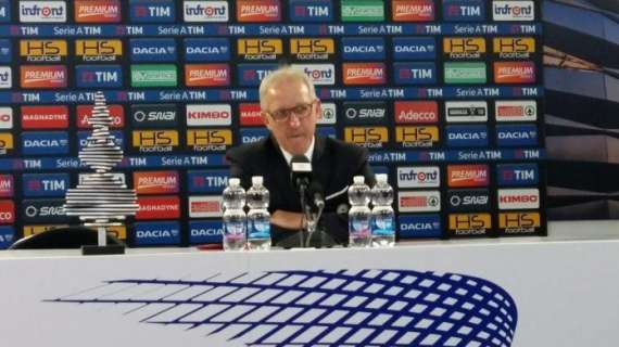 Conferenza stampa, Delneri: "Anniversario festeggiato nel migliore dei modi con il gol del capitano al 93esimo"