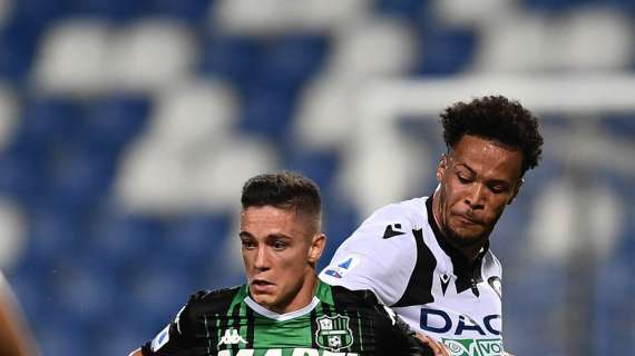 Sassuolo-Udinese 0-1, LE PAGELLE DEGLI AVVERSARI: i neroverdi impattano contro il muro bianconero