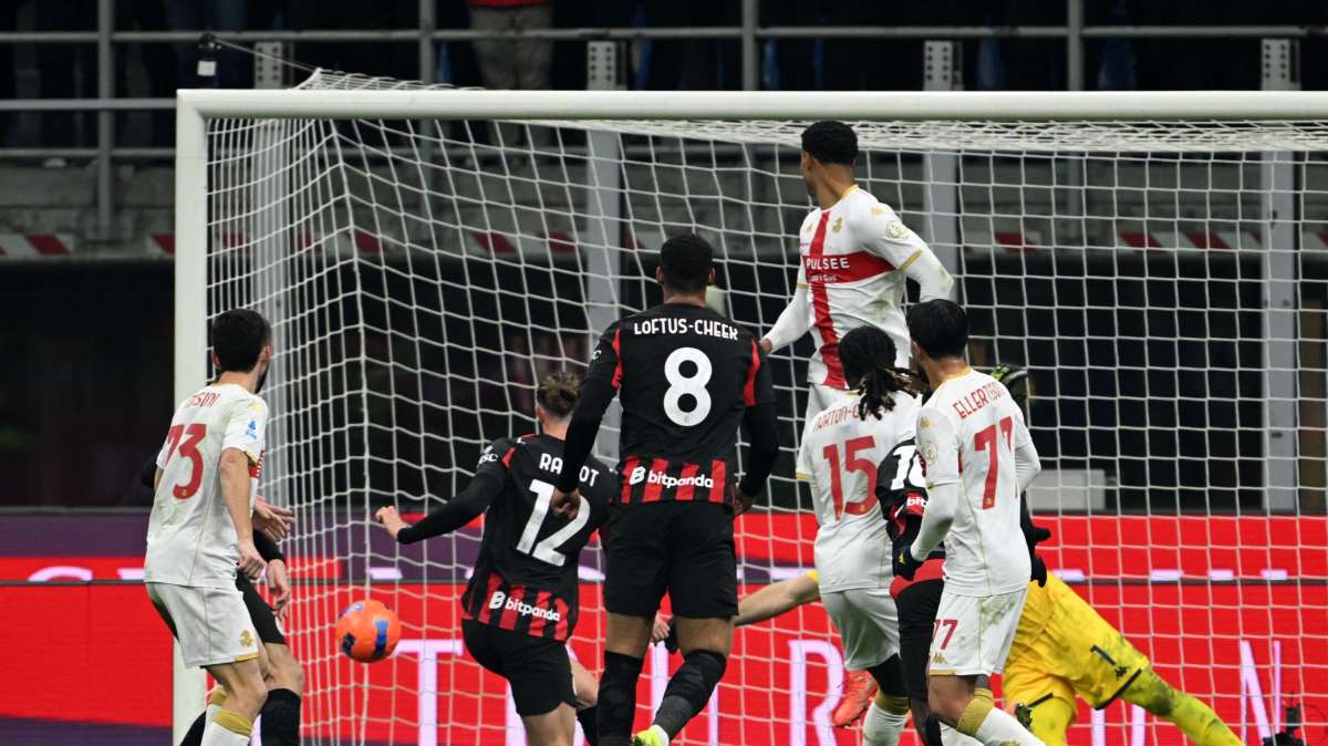 Serie A, il Genoa ferma il Milan: 1-1 a San Siro
