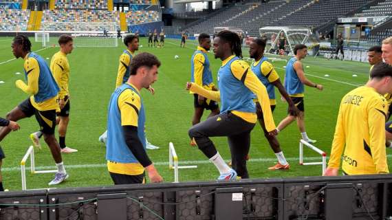 Oltre 400 i tifosi presenti oggi all'allenamento al Bluenergy Stadium