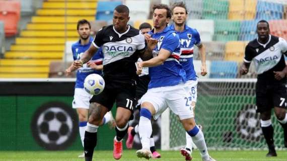 Udinese-Sampdoria 0-1, LE PAGELLE: altra prestazione negativa, si salvano in pochi