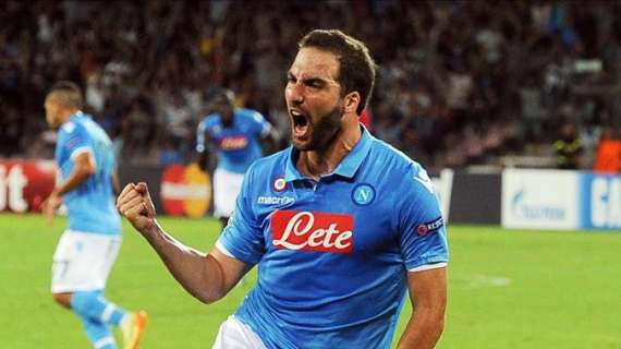 Napoli - Udinese 1-0 LE PAGELLE dei partenopei : Higuain straordinario, bene Insigne e Hysaj