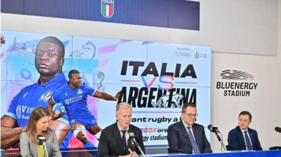 Rugby, la conferenza stampa di presentazione di Italia-Argentina