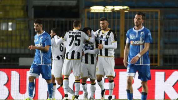 Bilancio nettamente favorevole contro l'Empoli, ma quella vittoria allo Juventus Stadium...