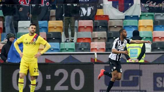 Udinese-Bologna 1-2, LE PAGELLE: bianconeri inguardabili nel secondo tempo, Beto uno dei pochi a salvarsi