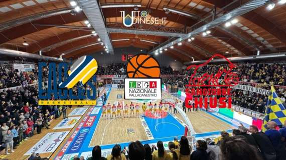 RELIVE Serie A2 Girone Rosso UEB Gesteco Cividale - Umana Chiusi 62-63 - TRIPLA DI BOLPIN ALLO SCADERE, CHIUSI PASSA A CIVIDALE 