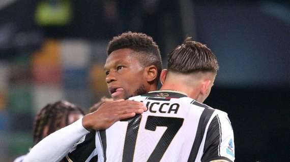 Udinese-Fiorentina 2-3, LE PAGELLE: Kabasele il migliore. Bianconeri combattivi ma sono 8 sconfitte nelle ultime 10 partite
