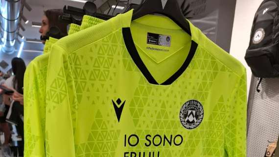 Udinese, presentata anche la prima maglia per i portieri