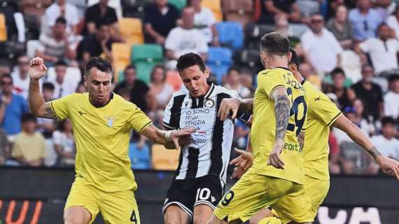 Serie A, ascolti Dazn 2ª giornata: Udinese-Lazio la seconda gara meno seguita