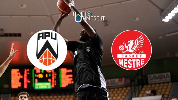Amichevole Apu Udine-Basket Mestre 77-59: FINE PARTITA