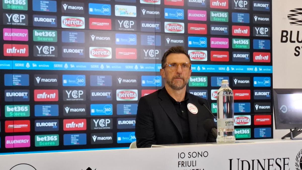 Lecce, Di Francesco: "L'Udinese ha impattato meglio. Zaniolo? Patrimonio del calcio italiano"