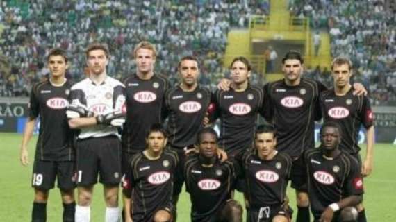 Udinese, vent'anni fa la vittoria contro lo Sporting Lisbona