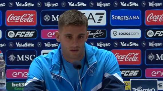 Napoli, Lucca si presenta: "All'Udinese sono migliorato molto. Emozionato di far parte di questa rosa"