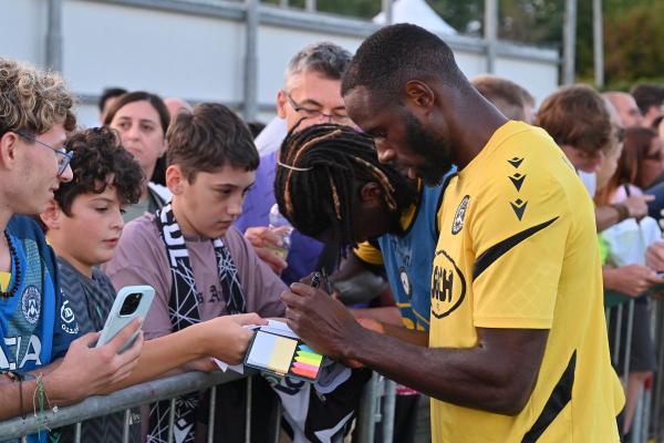 Udinese, sabato 25 aprile allenamento a porte aperte