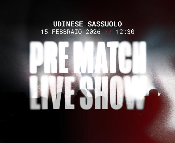 Udinese, le iniziative nel pre-match contro il Sassuolo