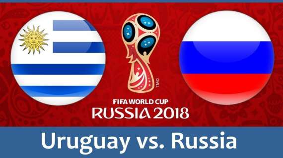 RELIVE FIFA World Cup Russia 2018, Uruguay-Russia 3-0, Suarez e Cavani portano l'Uruguay al primo posto