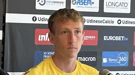 Udinese, Bertola: "Voglio ripagare la fiducia che mi è stata data dalla società"