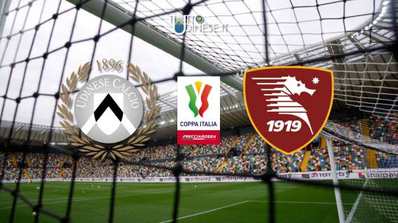 DIRETTA Coppa Italia Udinese-Salernitana 2-1: fine primo tempo