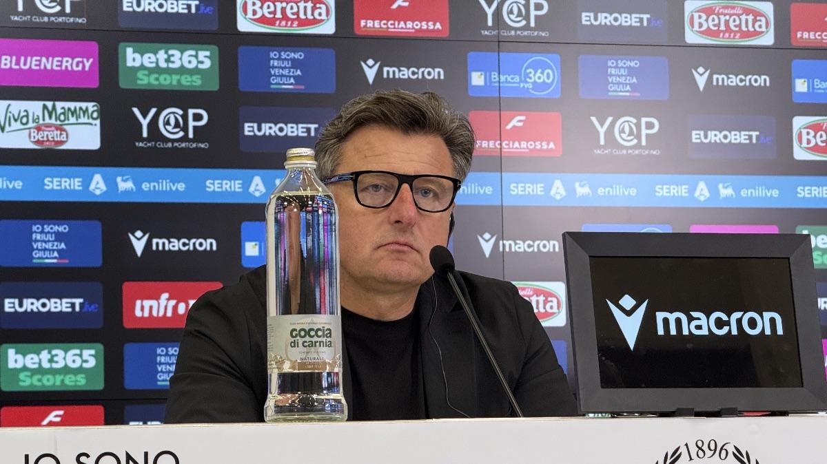Udinese, Runjaic in conferenza: "Non abbiamo la costanza per raccogliere ancora più punti"