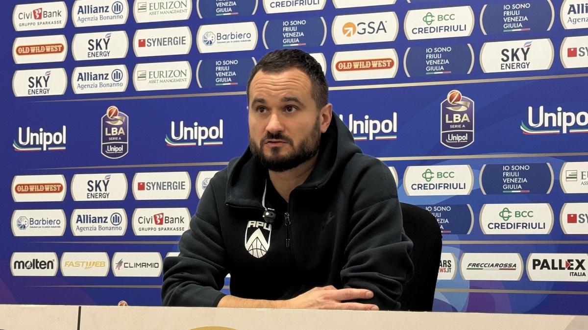 APU Udine-Reggio Emilia 85-90, Vertemati: "Reggio ha meritato, l'abbiamo persa negli uno contro uno"