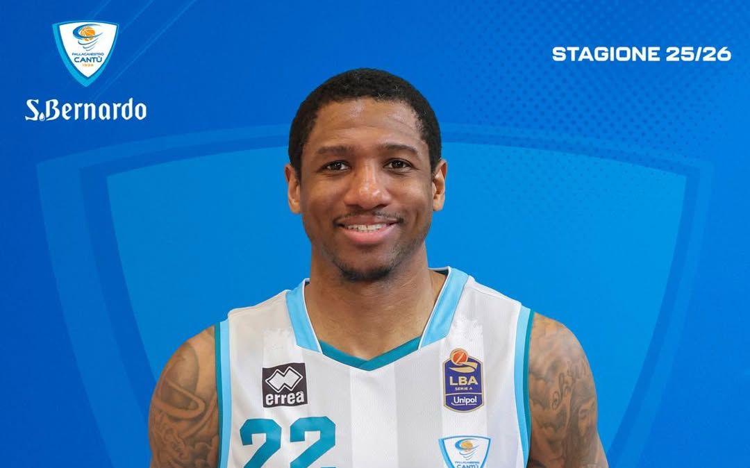 La Pallacanestro Cantù si rinforza: ufficiale l'arrivo di Robinson