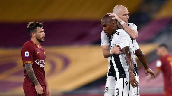 Roma-Udinese, i precedenti: 6 vittorie nelle ultime 9 per i giallorossi