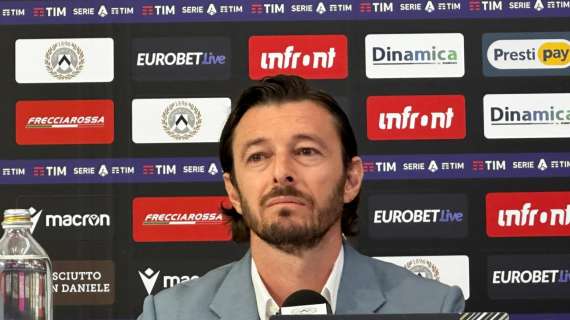 Udinese, Balzaretti: "Ci aspettiamo che chi arbitra non si faccia intimidire"