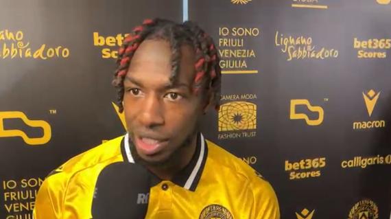 Udinese, Kamara: "La concorrenza mi spinge ad alzare il livello"