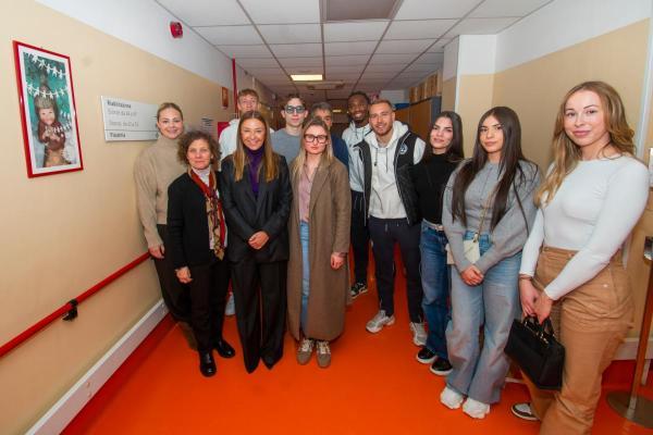 Udinese in visita a La Nostra Famiglia 