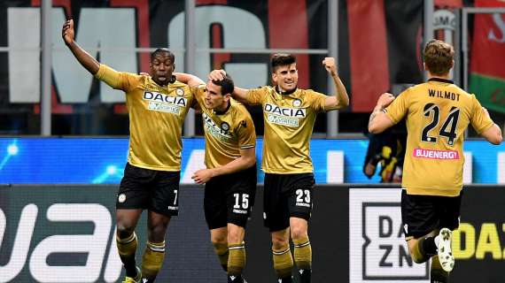 Udinese, eguagliata la peggior partenza nella storia: il confronto con la rosa della stagione 2018/19