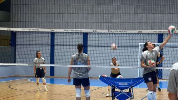 Primo giorno di lavoro per le ragazze della CDA Volley Talmassons 