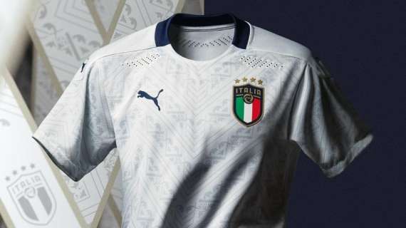 Italia, contro Bosnia e Armenia la nuova maglia "Away" bianca