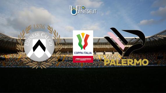 Coppa Italia Udinese-Palermo 2-1: bianconeri agli ottavi