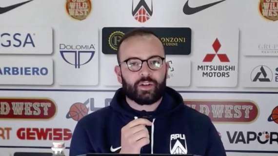 Apu Udine, l'assistant coach Lilli: "Contro Napoli dovremo l'atteggiamento difensivo che abbiamo avuto contro Forlì"