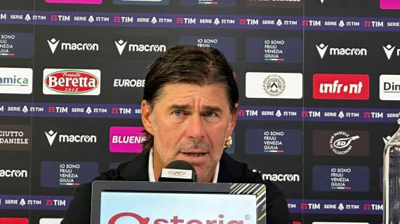 Udinese, Sottil in conferenza: "Tanto da lavorare, per inserire i nuovi serve tempo"