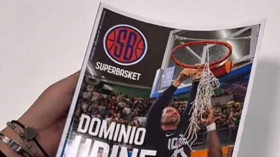 Apu Udine in copertina su SuperBasket: in edicola il nuovo numero della rivista
