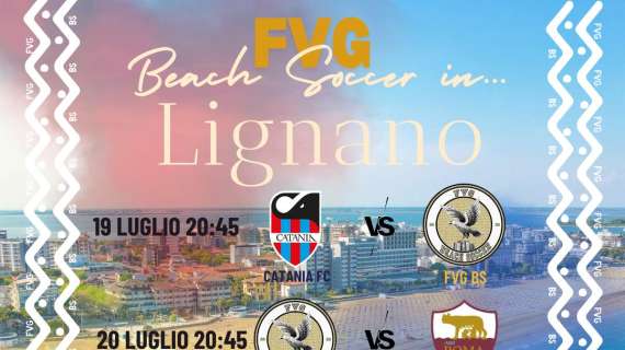 La Serie A del Beach Soccer fa tappa a Lignano: gli impegni della FVG BS