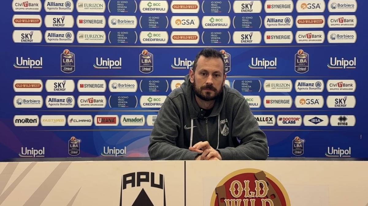 Apu Udine, coach Gerosa: “Reggio Emilia da non sottovalutare; i ragazzi sono concentrati verso l’obiettivo”
