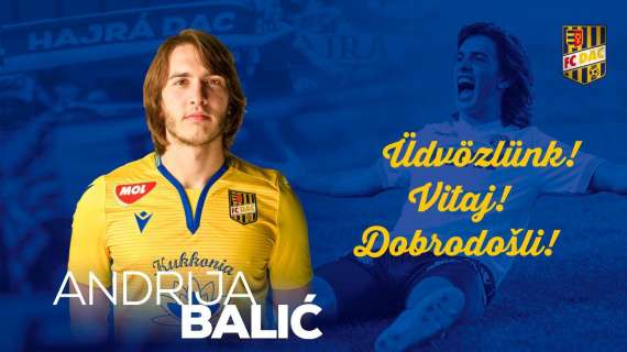 UFFICIALE - Balic va in prestito al Dac