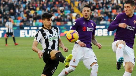 Udinese-Fiorentina 1-1, LE PAGELLE: Musso decisivo, solidi dietro, Behrami lotta, grande Pussetto. Deludono ancora De Paul e Fofana
